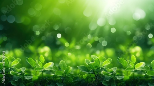 Design Background of Green Leaves