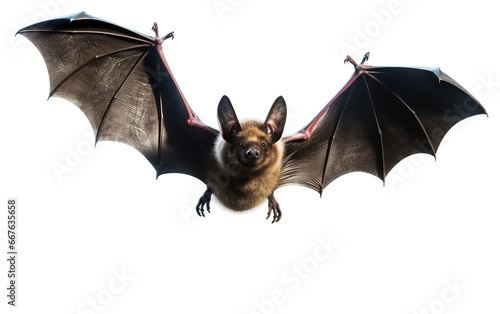Elegant Bat on Transparent background