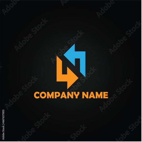 Luxury modern brand logo design