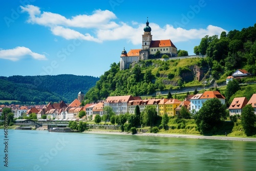 Hainburg an der Donau: Austrian city in Lower Austria. Generative AI