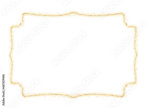 Christmas gold frame png, glitter shiny, gold frame border transparent background, illustration element, Asset for overlay, texture, pattern, montage, collage, shape, greeting, invitation card