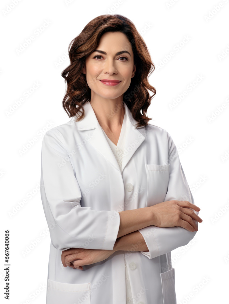 Professional pharmacist in transparent background Professional pharmacist in transparent background