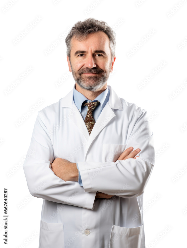 Professional pharmacist in transparent background Professional pharmacist in transparent background