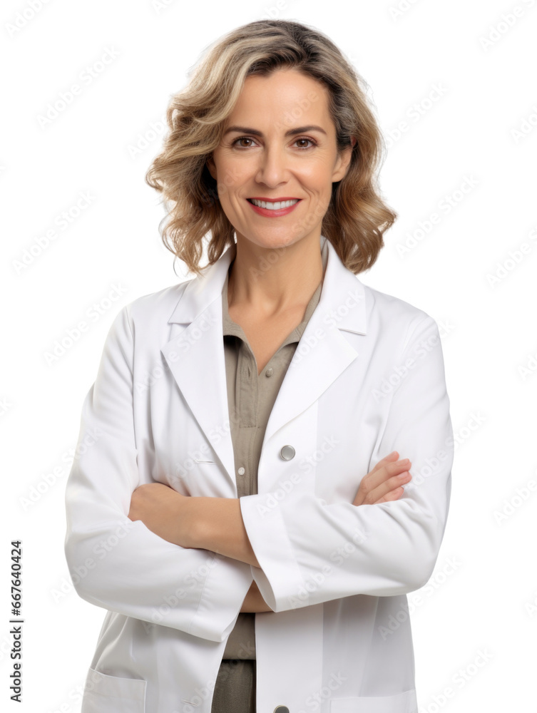 Professional pharmacist in transparent background Professional pharmacist in transparent background