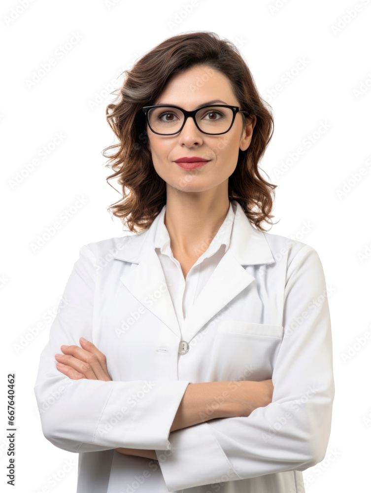 Professional pharmacist in transparent background Professional pharmacist in transparent background