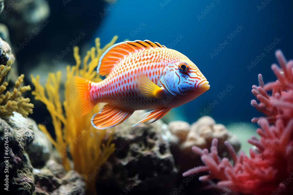 Obraz premium fish in aquarium
