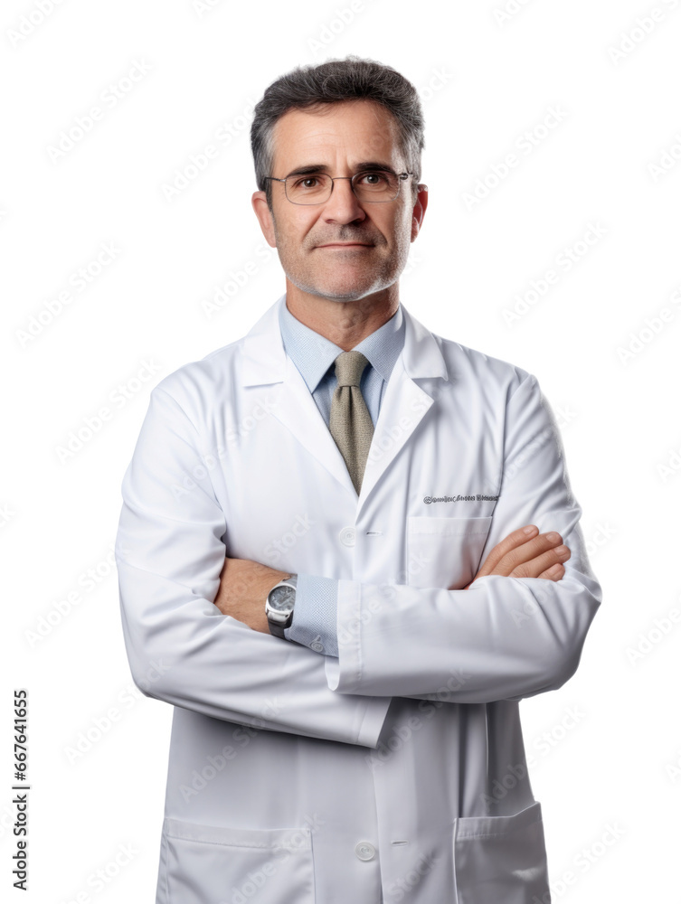 Professional pharmacist in transparent background Professional pharmacist in transparent background