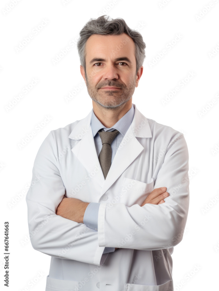 Professional pharmacist in transparent background Professional pharmacist in transparent background