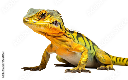 Lizard Portrait on Transparent background