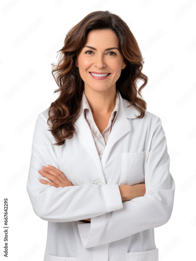 Professional pharmacist in transparent background Professional pharmacist in transparent background
