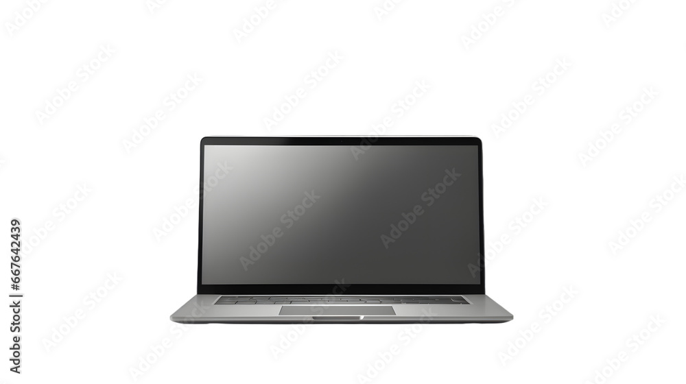 Laptop isolated on transparent background Laptop isolated on transparent background
