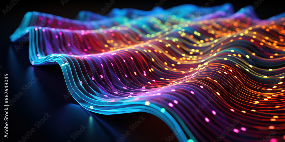 Obraz premium information highway.