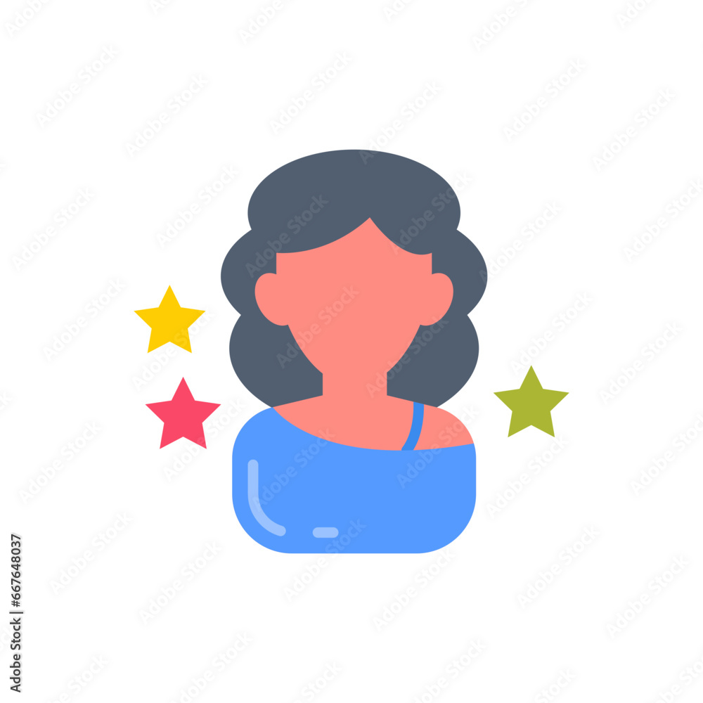 Celebrity icon in vector. Illustration Celebrity icon in vector. Illustration