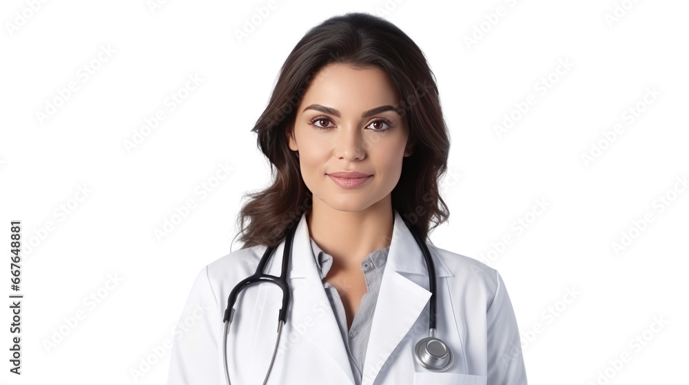 Portrait of a mid adult Mexican female doctor Portrait of a mid adult Mexican female doctor