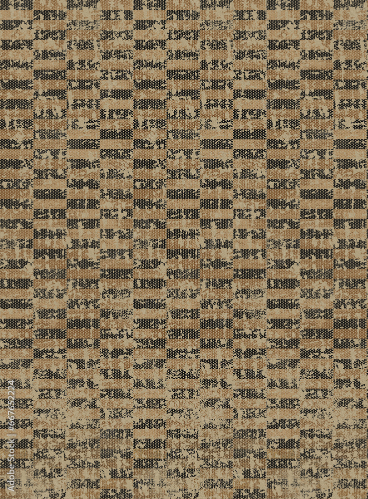 Natural jute effect texture rug pattern modern design fabric
