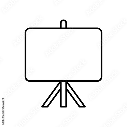 White Board icon vector design templates simple and modern
