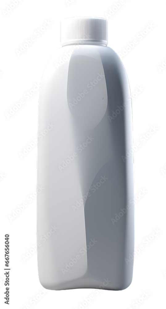 White empty cosmetic bottle mock up isolated on transparent background White empty cosmetic bottle mock up isolated on transparent background