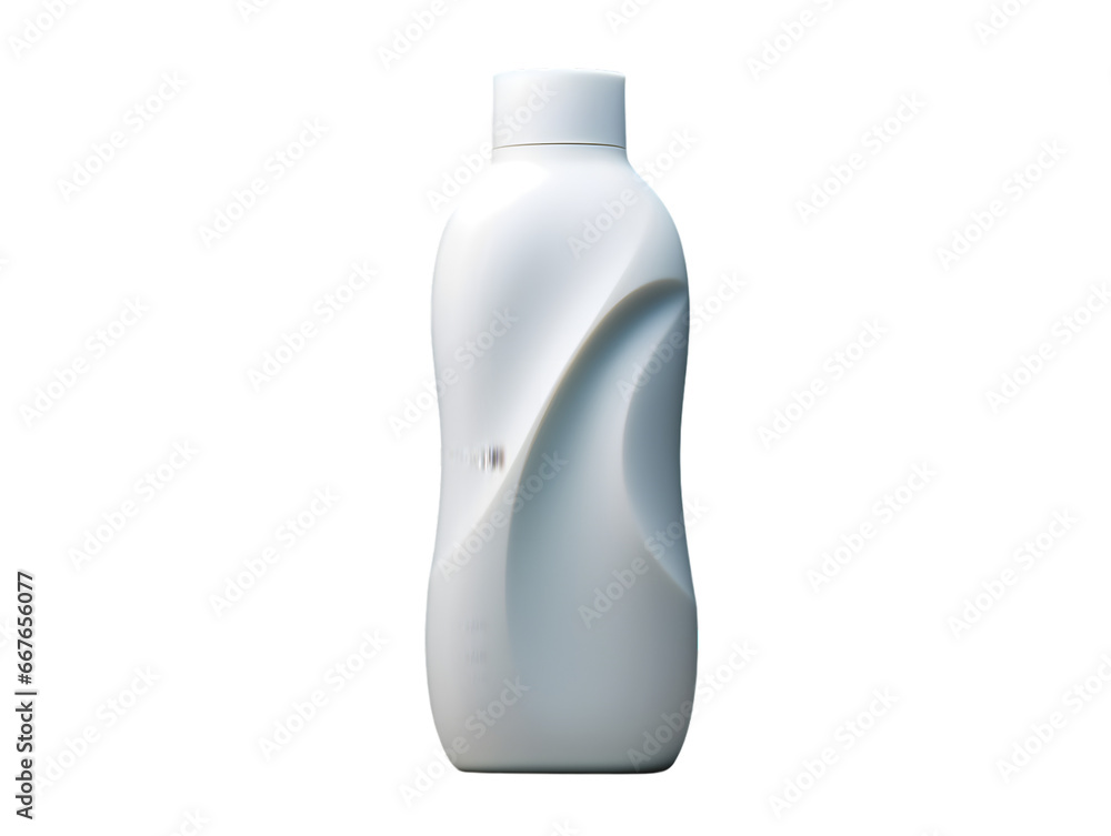 White empty cosmetic bottle mock up isolated on transparent background White empty cosmetic bottle mock up isolated on transparent background