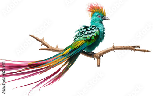 Quetzal Splendor on Transparent background