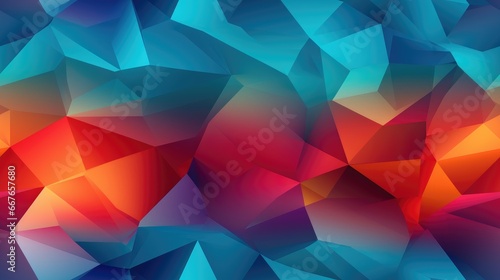 Polygon seamless . Colorful modern low poly abstract background
