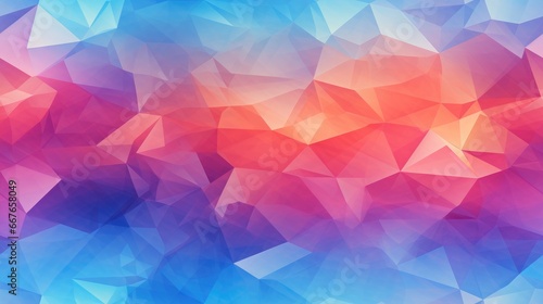 Polygon seamless . Colorful modern low poly abstract background
