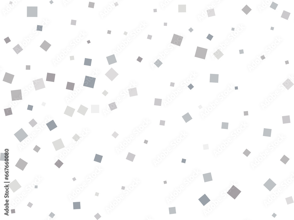Christmas Silver Square Confetti Christmas Silver Square Confetti