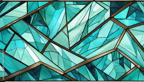 Stained Glass Texture of Paraiba Stone
