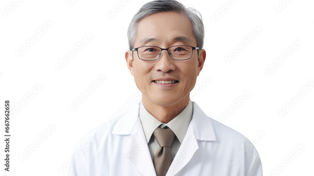Portrait of a senior Asian male doctor Portrait of a senior Asian male doctor