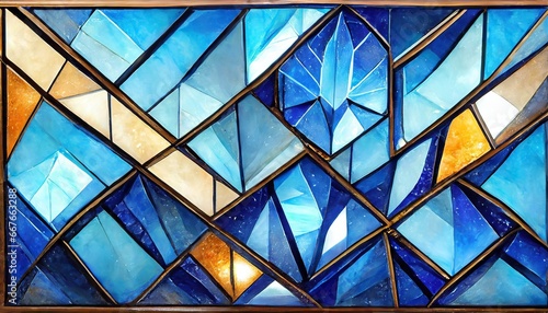 Stained Glass Texture of Zircon Stone