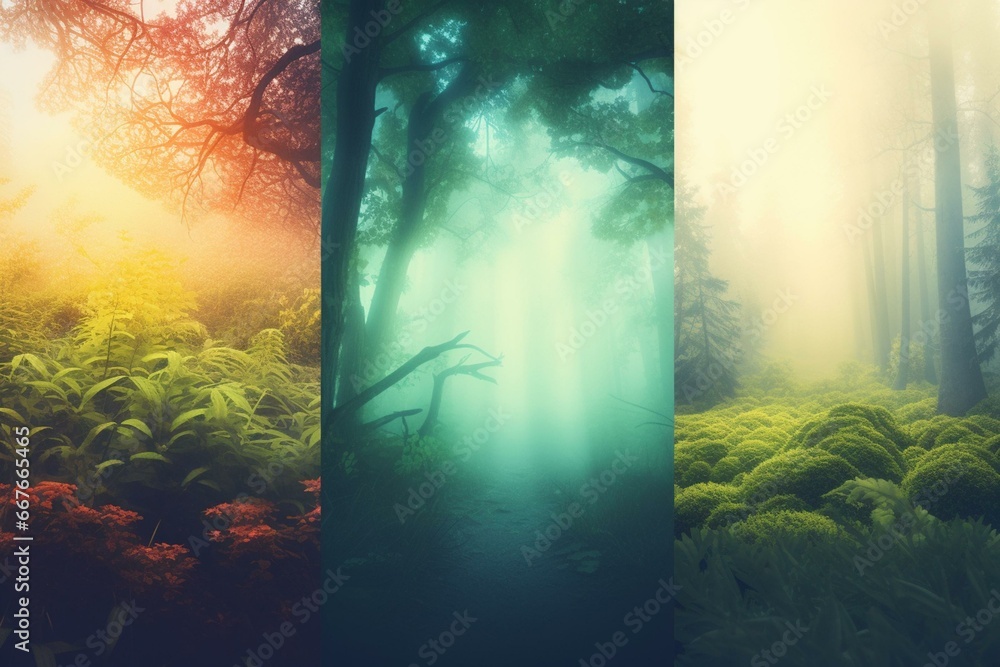 Stunning nature-inspired backgrounds. Generative AI