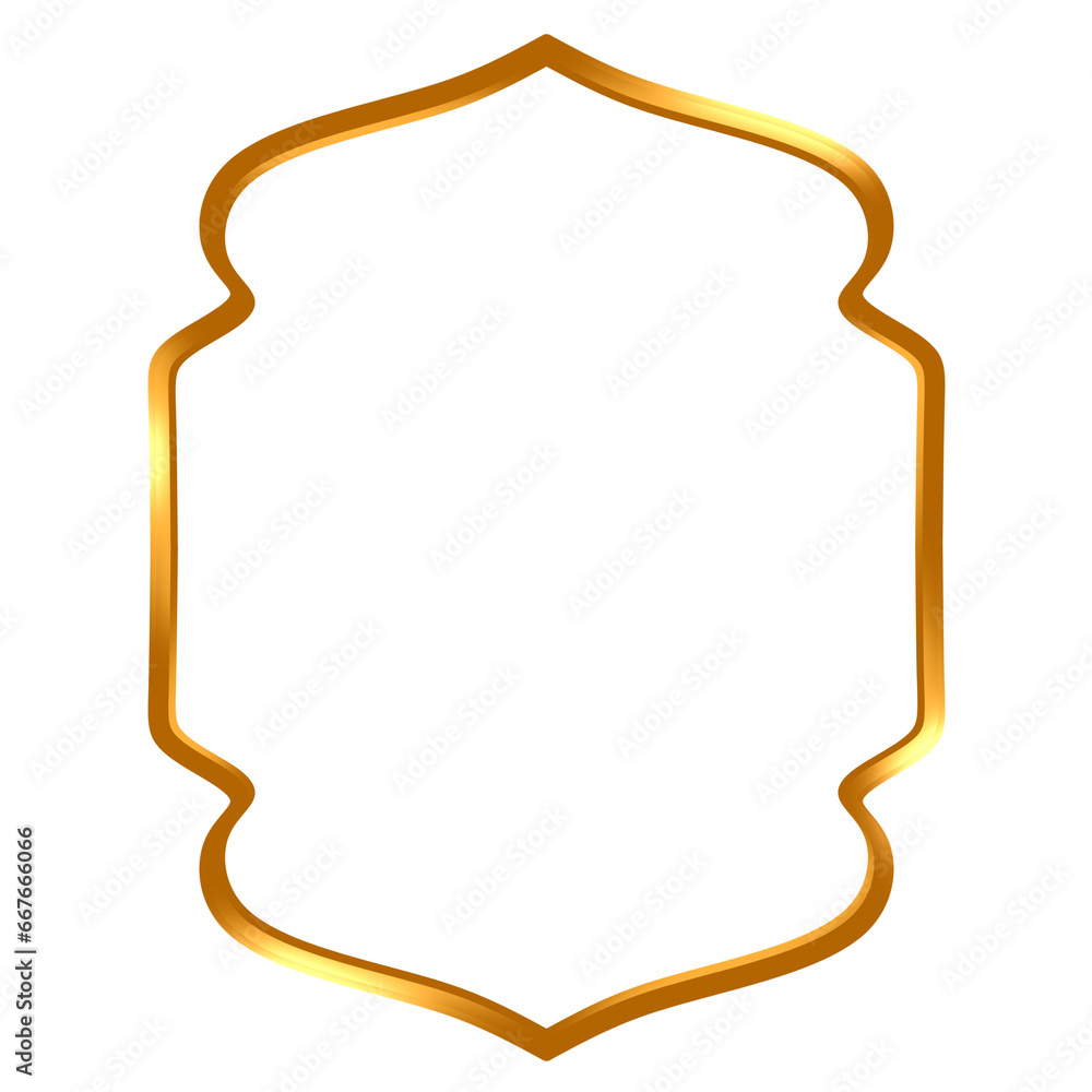 Islamic gold frame Islamic gold frame
