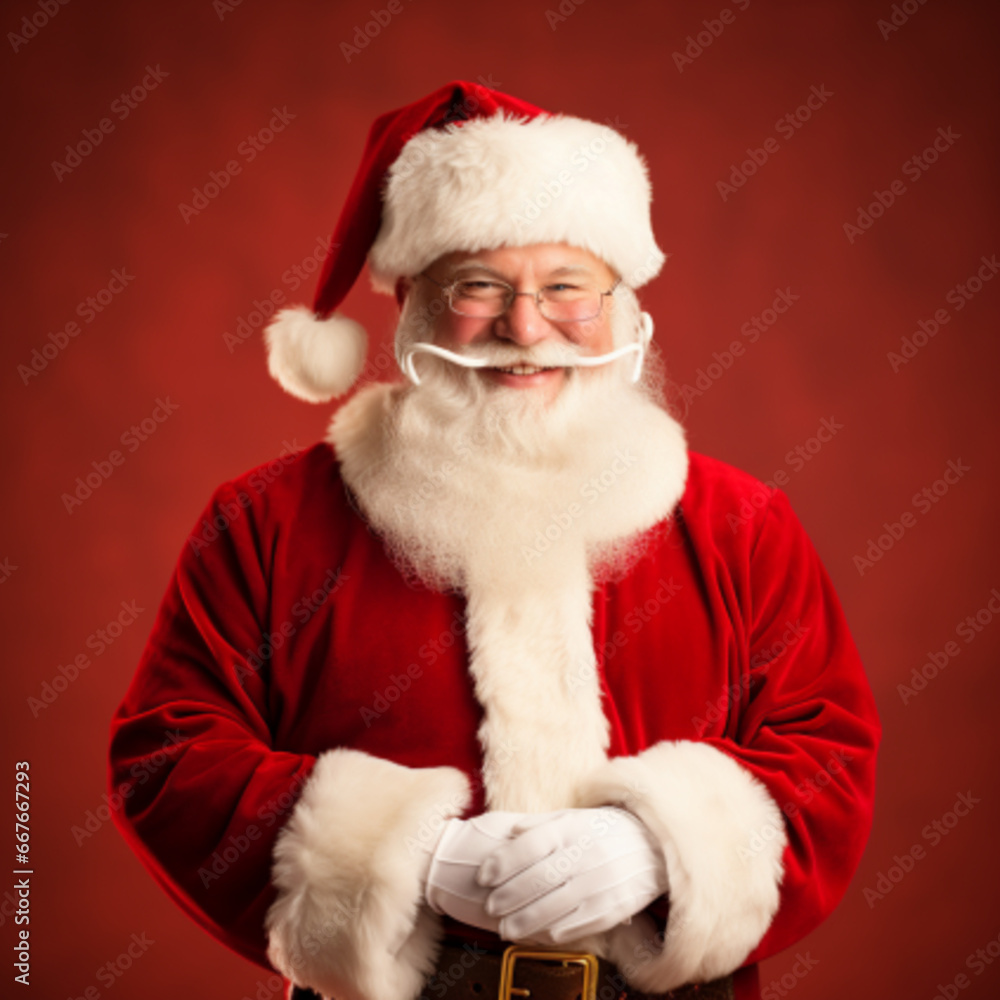 santa claus holding a bag of gifts santa claus holding a bag of gifts