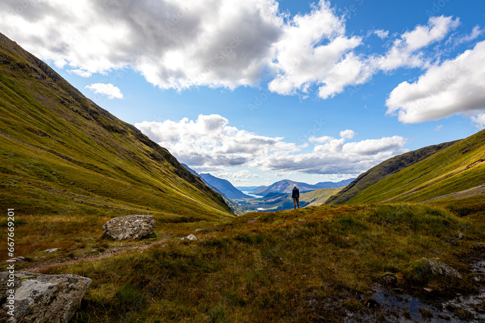 Fototapeta premium A great view on the Highlands of Scotland
