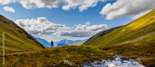 A great view on the Highlands of Scotland