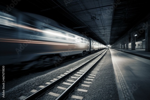 A fast train. Generative AI