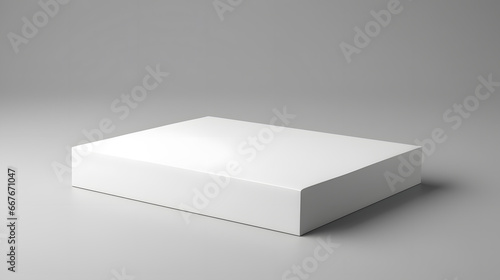 White paper box mock up © Oksana