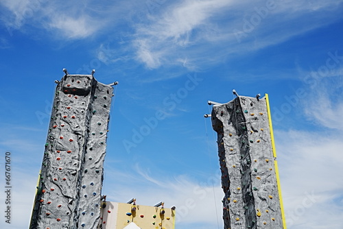 Canvas Print wall climbing tower