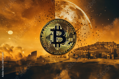 Bitcoin Ascension in a Dystopian World