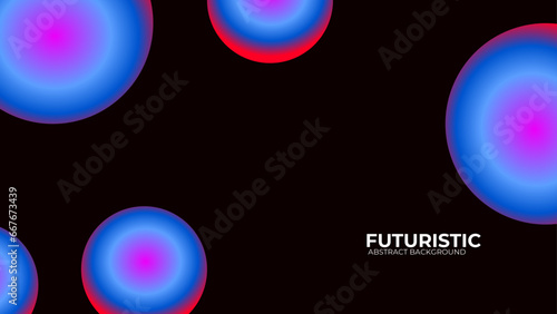 Futuristic abstract background. Glowing circle lines design. Modern shiny blue and pink geometric lines pattern. Future technology concept. Suit for poster, banner, cover,