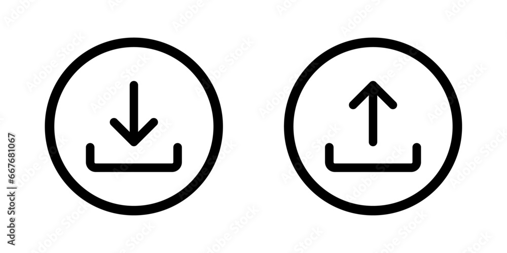 download and upload icon button symbol vector design download and upload icon button symbol vector design
