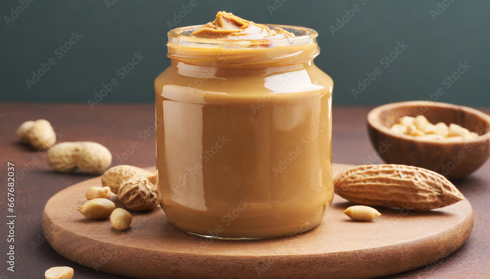 jar of peanut butter isolated jar of peanut butter isolated