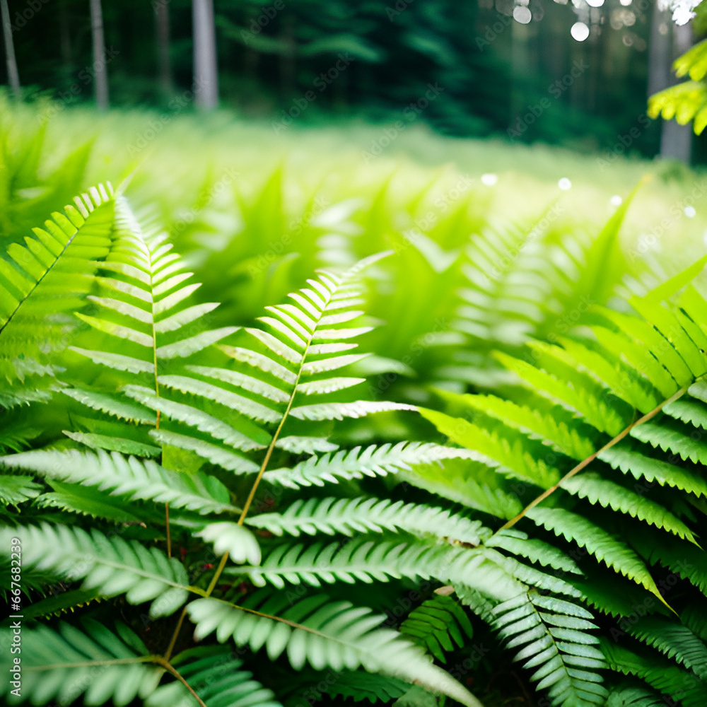 Beautiful fern leaves. Selective focus. Beautiful fern leaves. Selective focus.