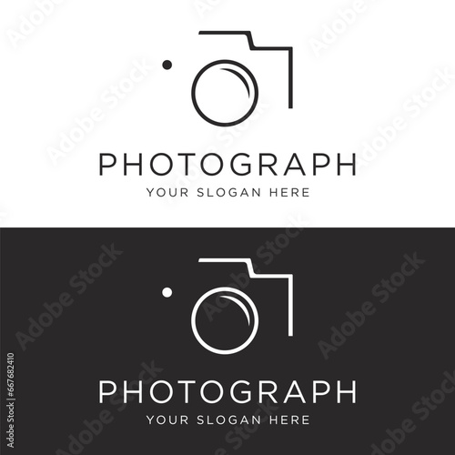 Professional camera or photography lens logo design. Media, studio, business logo.