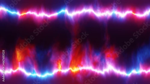 plasmatic abstract background with glowing lines 4k photo