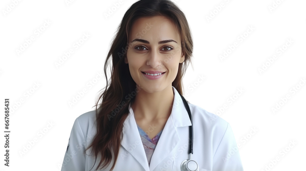 Portrait of a young Mexican female doctor Portrait of a young Mexican female doctor