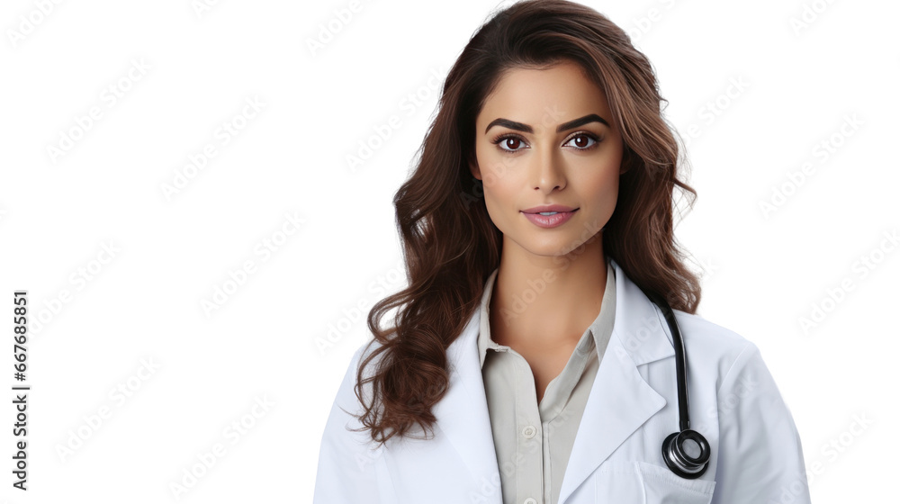 Portrait of a young Mexican female doctor Portrait of a young Mexican female doctor