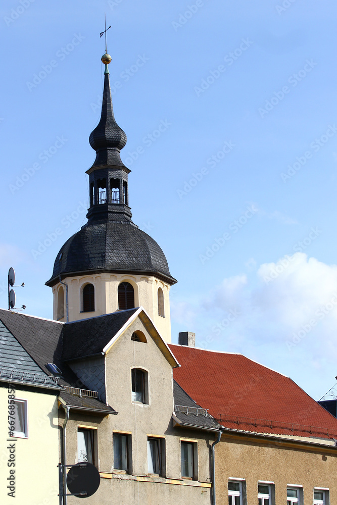 Peter and Paul church in Reichenbach-im-Vogtland town in Saxony, Germany