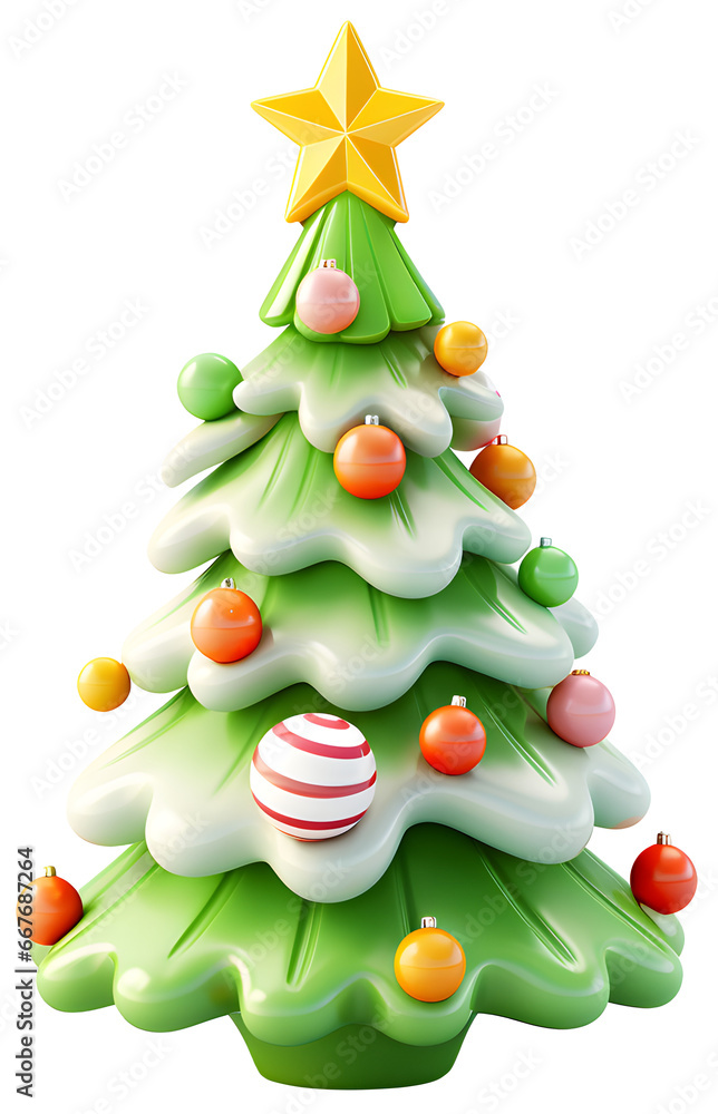 Cute toy Christmas tree Cute toy Christmas tree