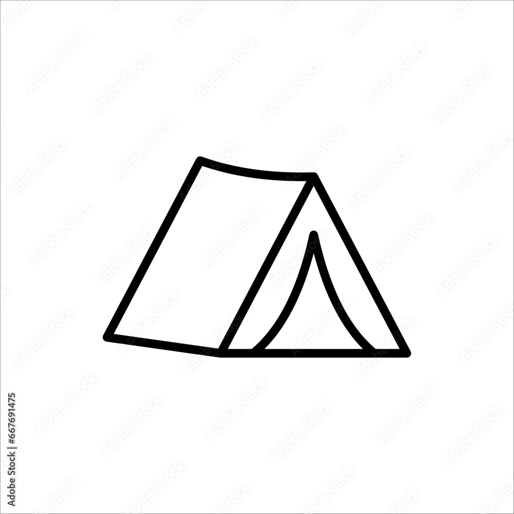 tent, camping area, shelter, adventure flat icon design and symbol. isolated on white background. tent, camping area, shelter, adventure flat icon design and symbol. isolated on white background.