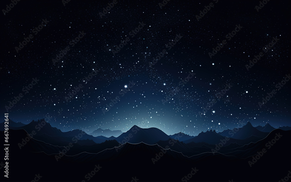 cosmic starry sky background,created with Generative AI tecnology.